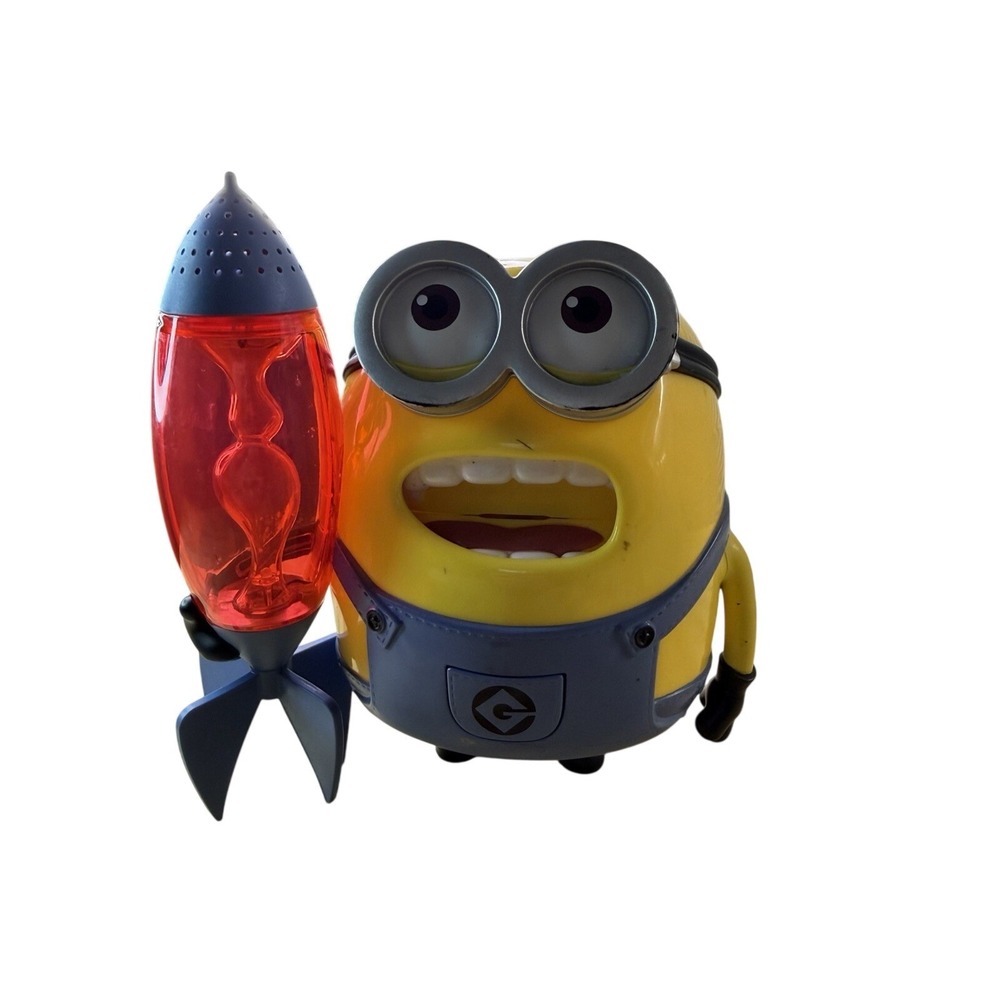 Minions Rocket Bubble Machine Tech 4 Kids Despicable‎ Me Toy Model 40700